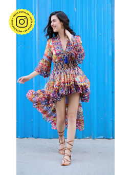 CINCIN Fashion - Aurora Bloom Tail Cut Dress