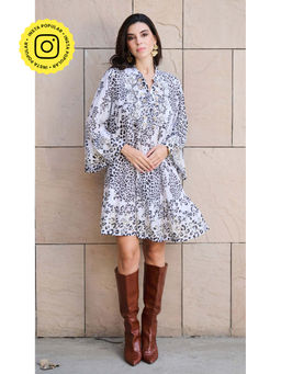 CINCIN Fashion - Cheetah Cove Embroidered Dress