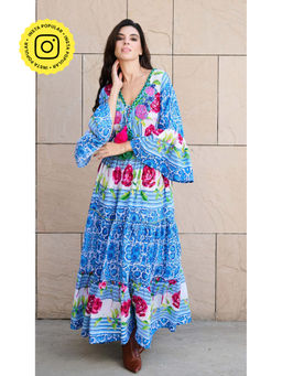 CINCIN Fashion - Braided Bloom Maxi Dress