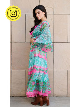 CINCIN Fashion - Green Serenity Maxi