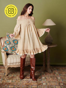 CINCIN Fashion - Edda Dress Beige