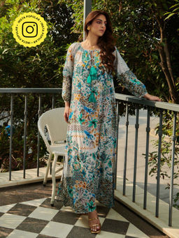 CINCIN Fashion - Floral Printed Long Maxi Dress