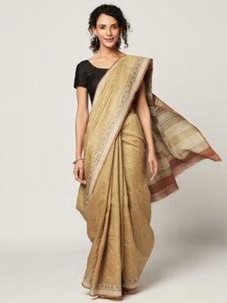 Fabindia - Silk Tussar Printed Sari