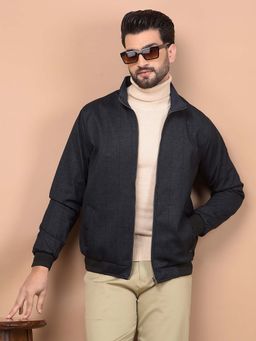 CRIMSOUNE CLUB - Men Black Bomber Jacket