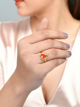 Voylla - Valentine's Day Collection Melting Heart Ring