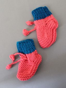 Woonie - Handknitted Socks - Pink