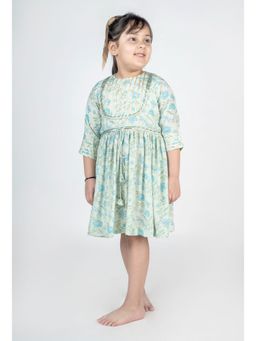 MR.BRAT - Girl's Dragonfly Printed Lace Dress