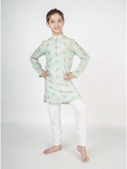 MR.BRAT - Boy's Printed Kurta Set (Set of 2)