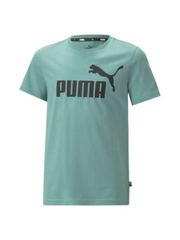Puma - Essentials Logo Boys Green T-Shirts