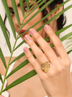Voylla - Hawaii Monstera Ring