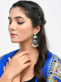 Voylla - Warli Nagada Sang Dhol Statement Earrings