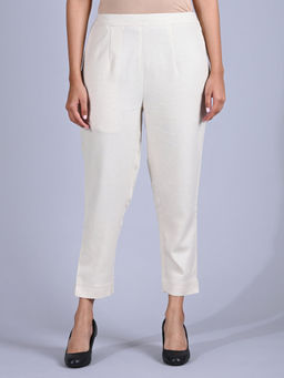 Maba India - White Everyday Cotton Pants