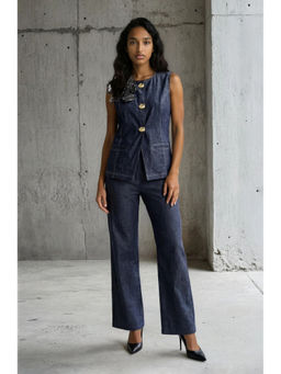 VANSHIKA AGARWAL LABEL - Blue Jamie Top with Pant