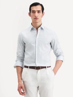 Rare Rabbit - Men Green Cotton Collar Neck Shirt