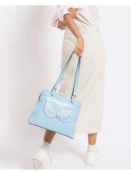 Chumbak - Blue Self Design Shoulder Bag