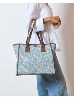 Chumbak - Grey Printed Tote Bag