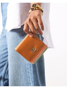 Chumbak - Tan Printed Wallet