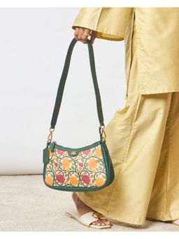 Chumbak - Multi-Color Floral Shoulder Bag with Detachable Strap