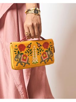 Chumbak - Yellow Printed Wallet