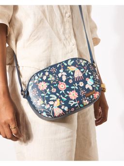 Chumbak - Navy Blue Printed Sling Bag