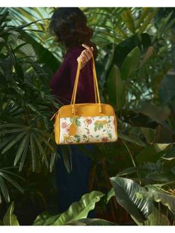 Chumbak - Mustard Printed Shoulder Bag