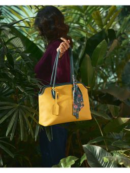 Chumbak - Yellow Solid-Plain Tote Bag