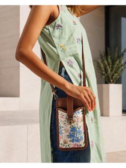 Chumbak - White Printed Sling Bag