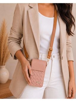 Chumbak - Pink Solid-Plain Sling Bag