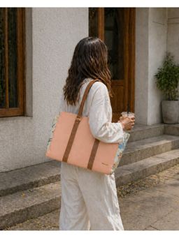 Chumbak - Pink Printed Tote Bag