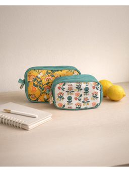Chumbak - Multi-Color Printed Pouches (Pack Of 2)