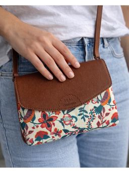 Chumbak - White Printed Sling Bag