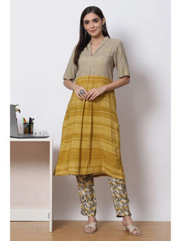 Biba - Mud And Ochre Straight Dress (Set of 2)