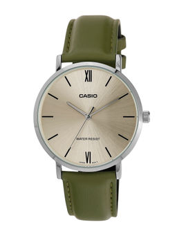 Casio - Enticer Men Green Dial Analog Watch - MTP-VT01L-3BUDF (M)