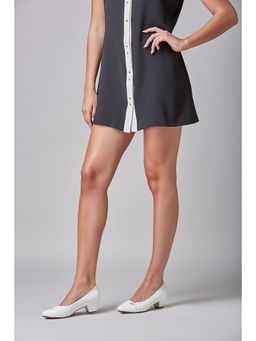 Lemon & Pepper - White Heels Pumps