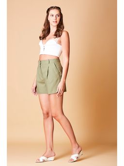 Lemon & Pepper - White Solid Heels Wedges