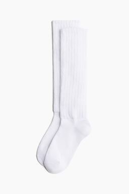H&M - Girls White Sports Socks With Drymove