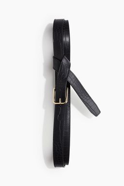 H&M - Women Black Double-Strap Waist Belt