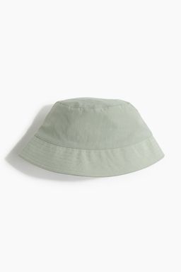H&M - Men Green Lyocell-Blend Bucket Hat