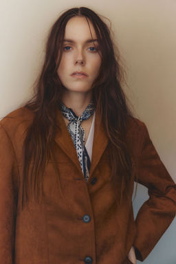 H&M - Women Black Diamond-Shaped Scarf