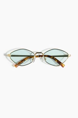 H&M - Women Gold Oval Sunglasses