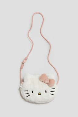 H&M - Girls White Fluffy Crossbody Bag