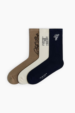H&M - Men Multi-Color 3-Pack Socks