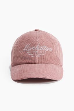 H&M - Women Pink Corduroy Cap