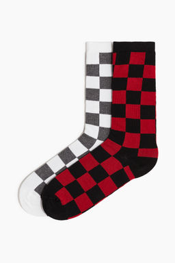 H&M - Men Multi-Color 2-Pack Socks