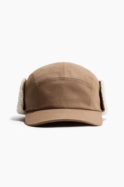 H&M - Men Beige Cap With Earflaps