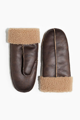 H&M - Men Brown Mittens