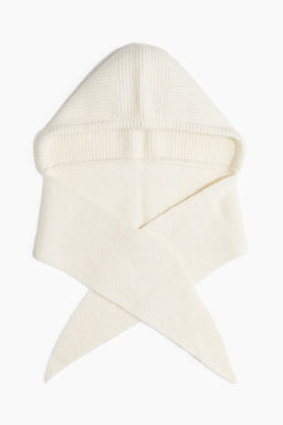 H&M - Women White Hooded Scarf