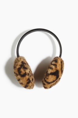 H&M - Women Beige Fluffy Earmuffs