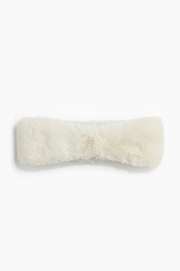 H&M - Women Beige Fluffy Headband
