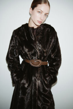 H&M - Women Brown Coated Waist Belt